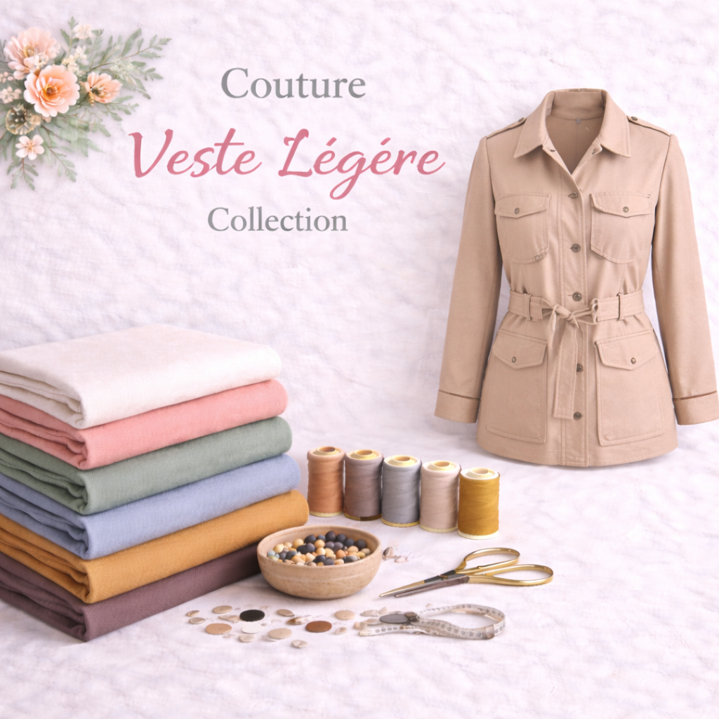 collection couture veste légère - My Little Coupon