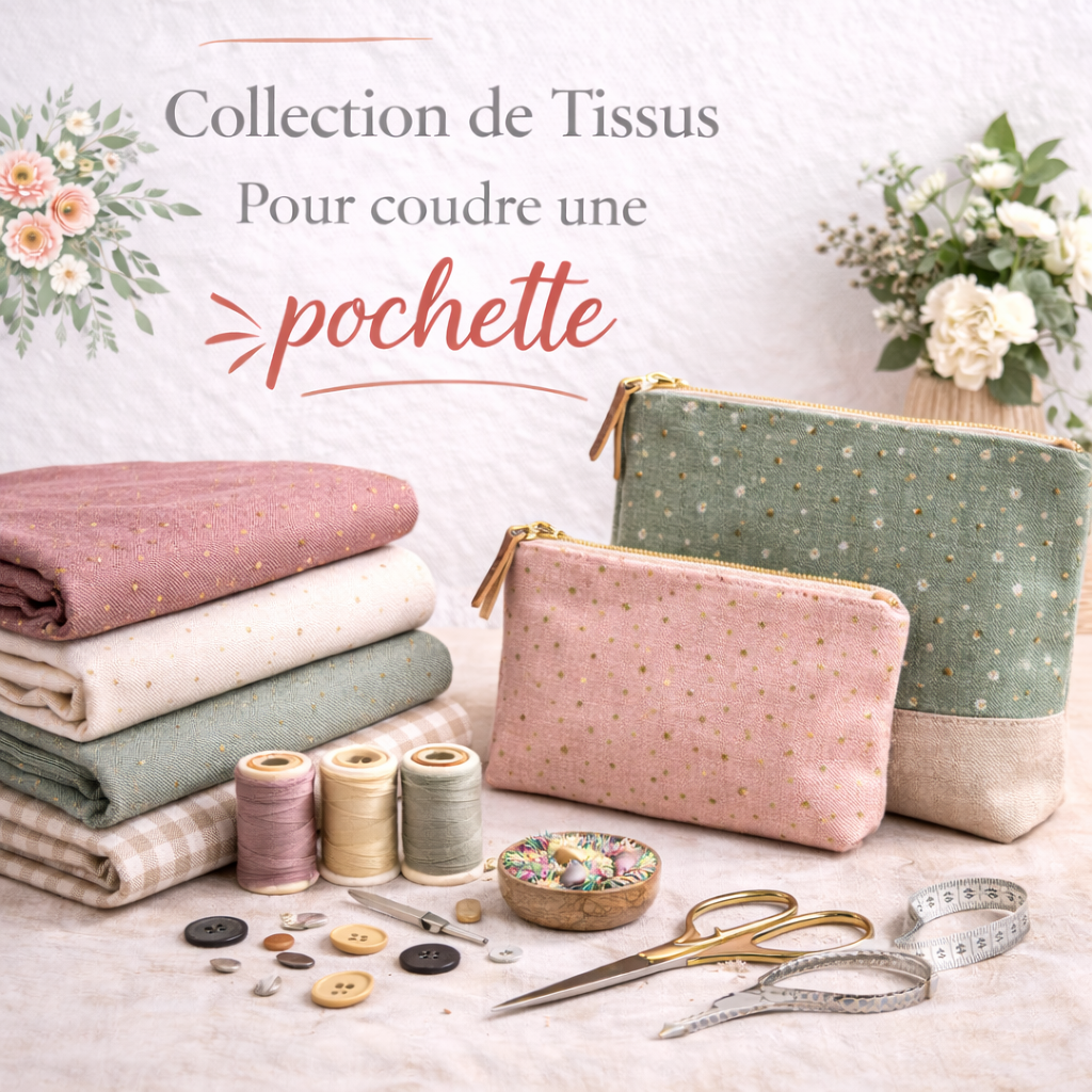 collection tissu pochette couture - My Little Coupon