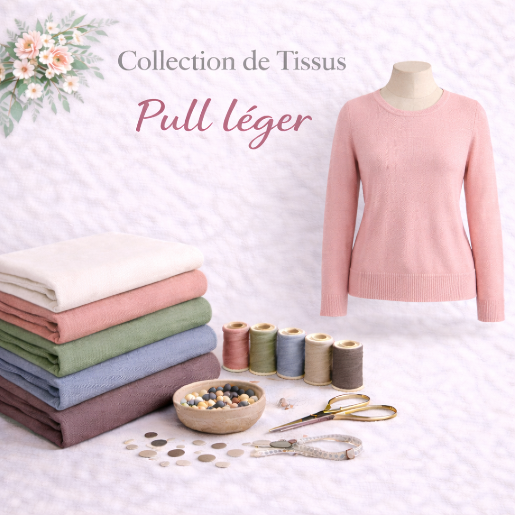 collection de tissu pull léger - My Little Coupon