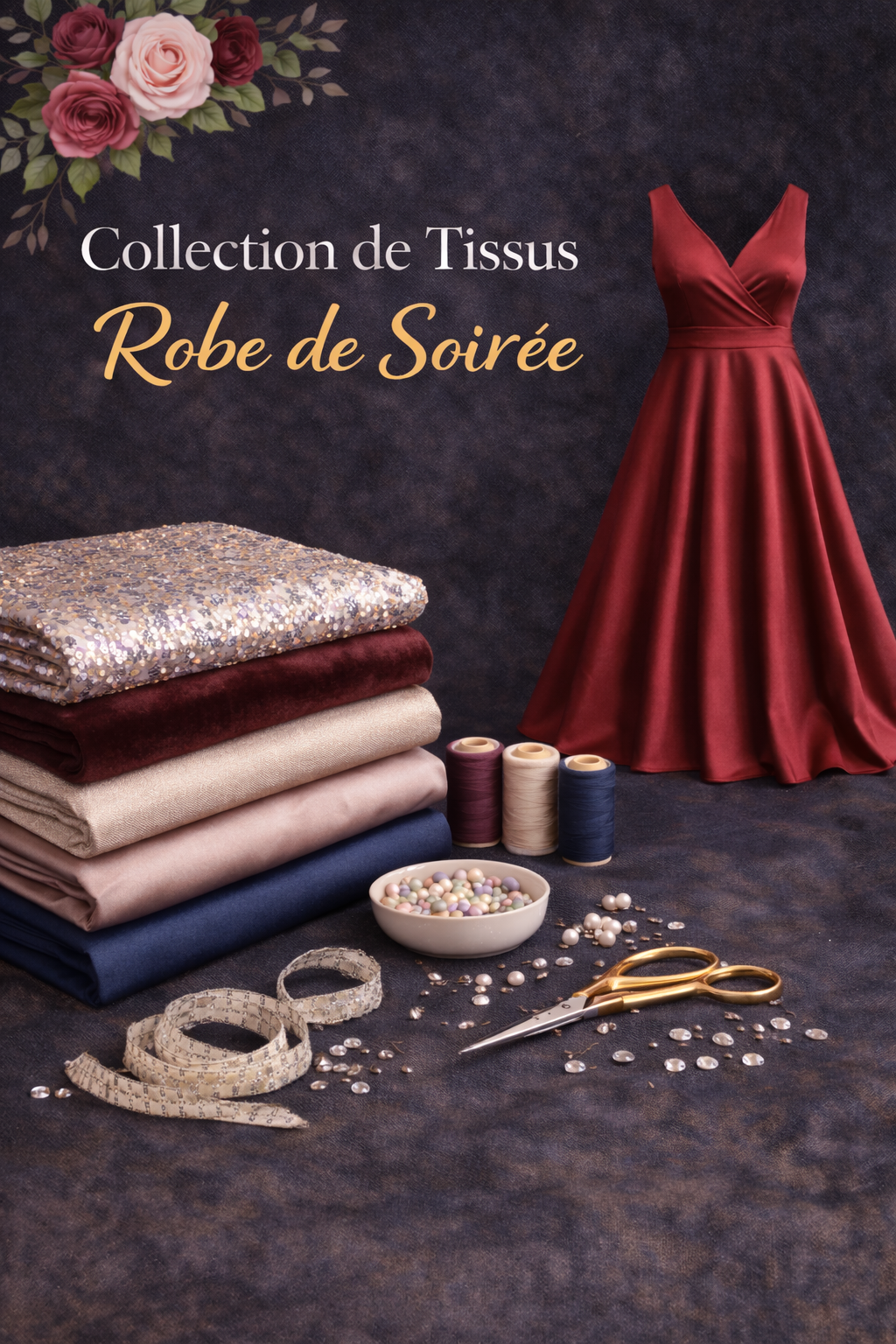 collection tissu robe de soirée - My Little Coupon
