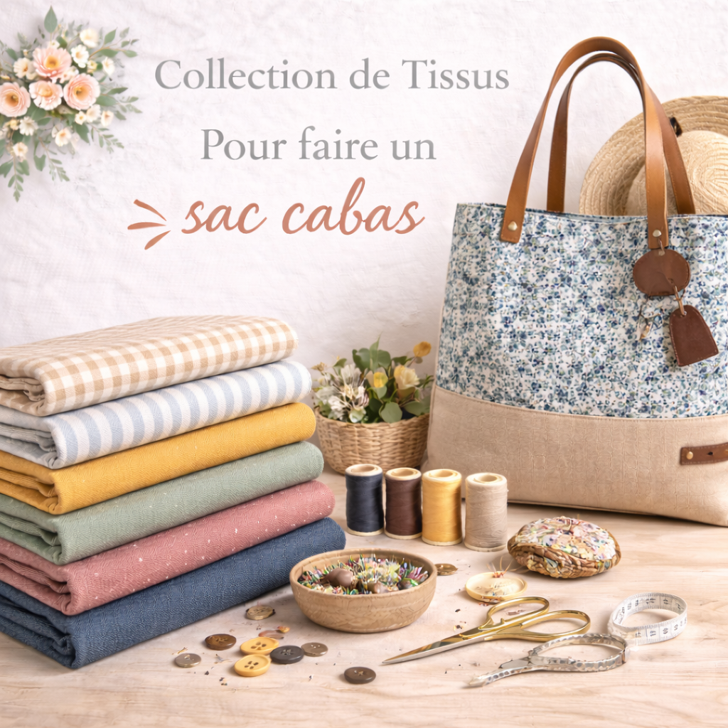 collection tissu sac cabas couture - My Little Coupon