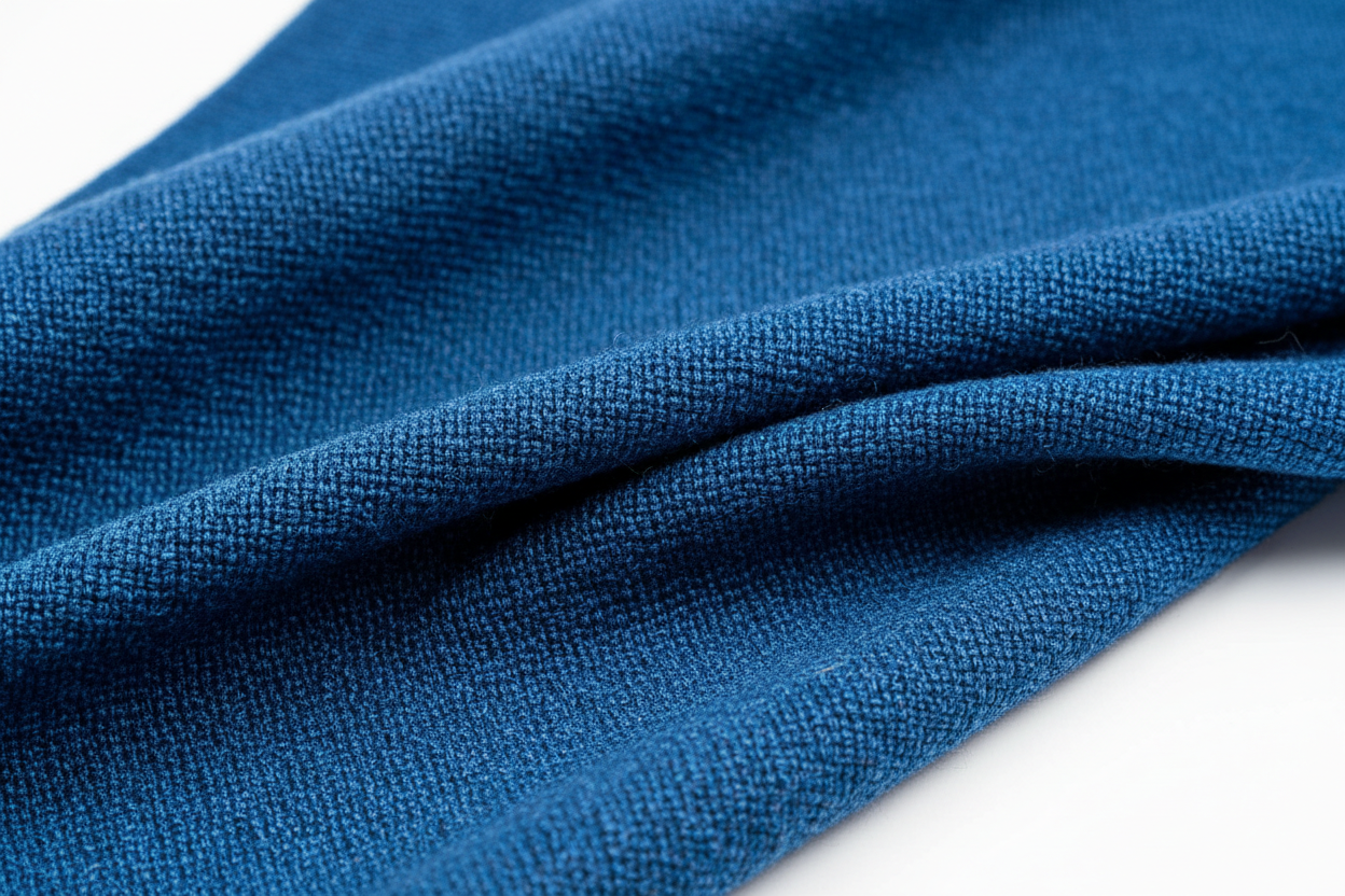 Tissu bleu