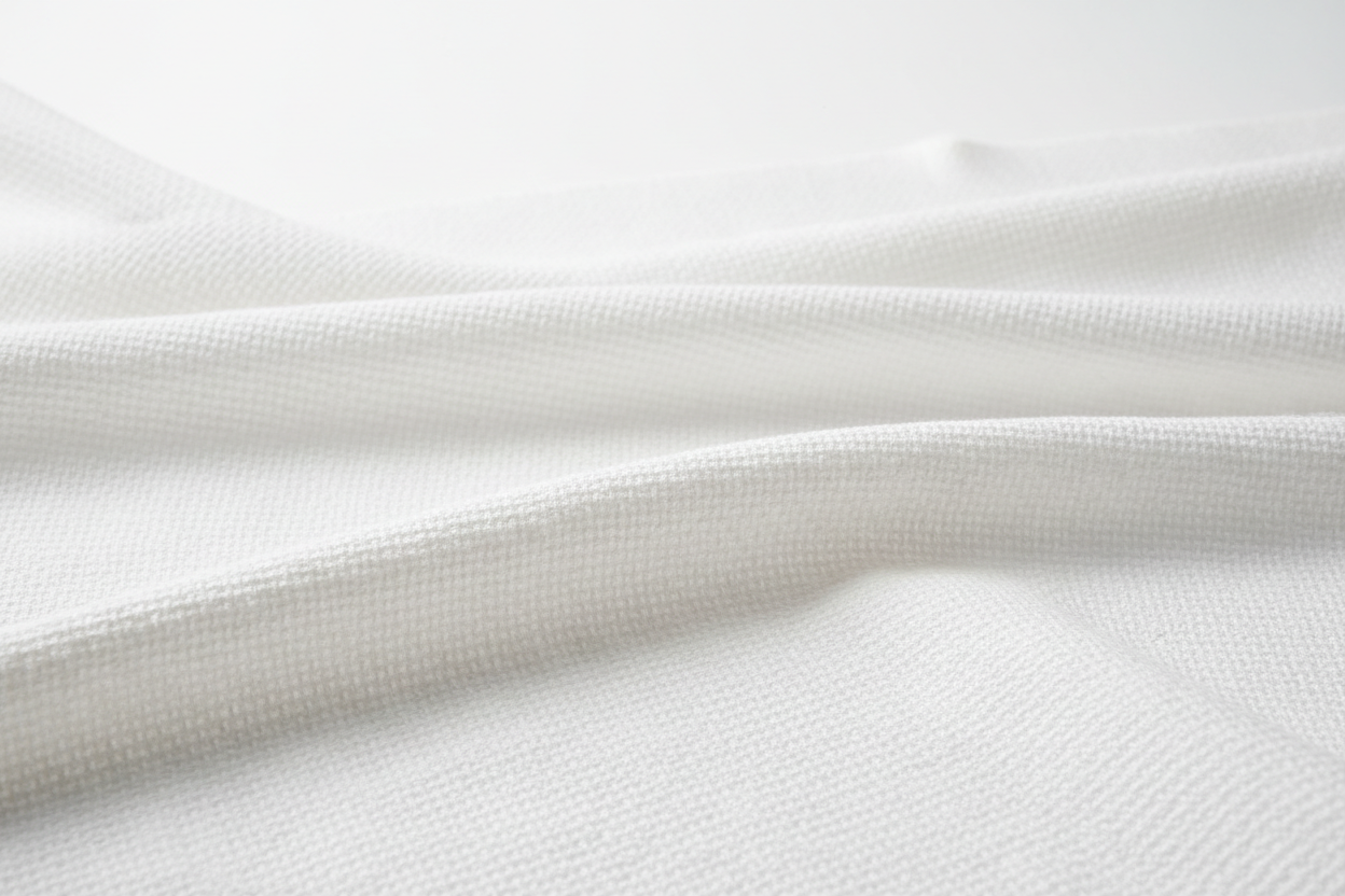 Tissu coton blanc
