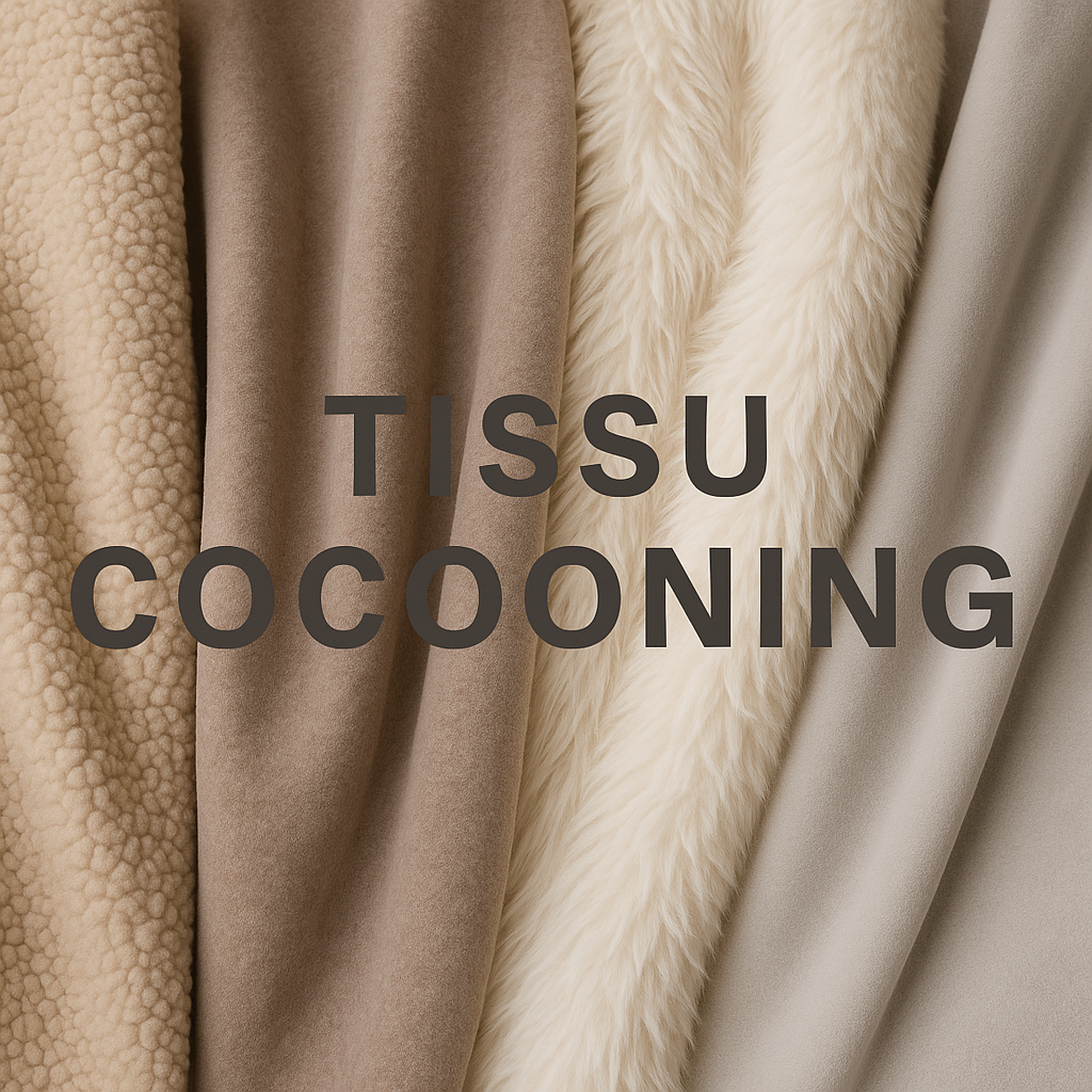 🕯️ Collection Cocooning – Tissus doux, chauds et moelleux pour l’hiver
