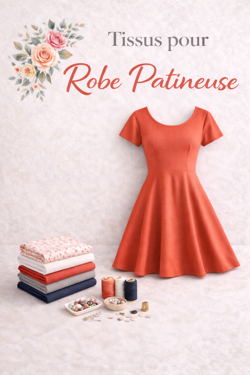 tissu robe patineuse couture - My Little Coupon