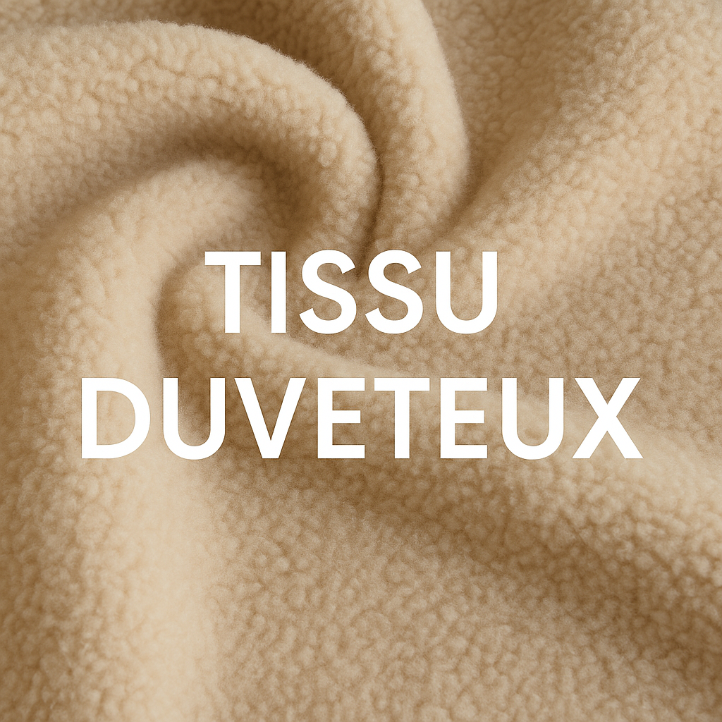 Tissu duveteux : douceur, moelleux et confort pour vos créations cocooning