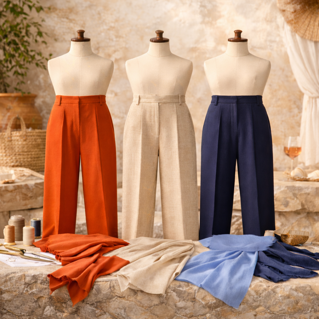 tissu pantalon droit couture - My Little Coupon