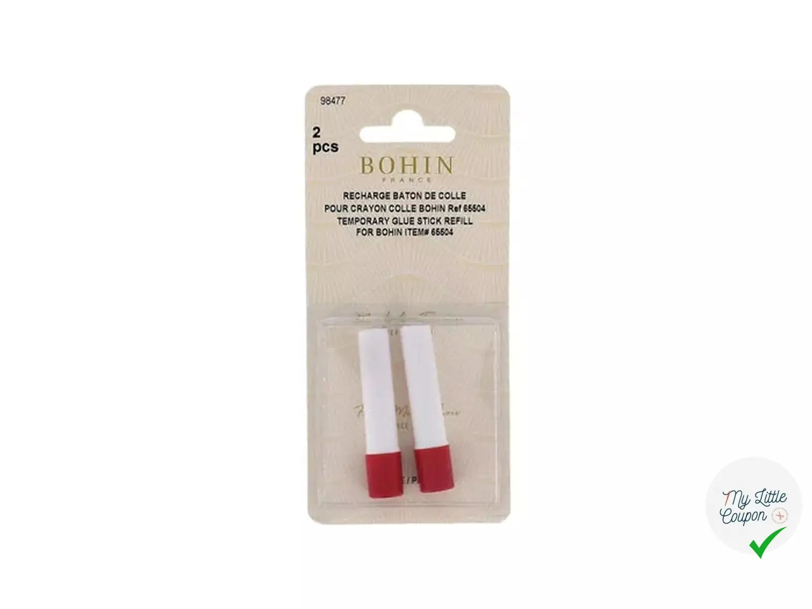 2 RECHARGES CRAYON COLLE TEXTILE MLC INTERN