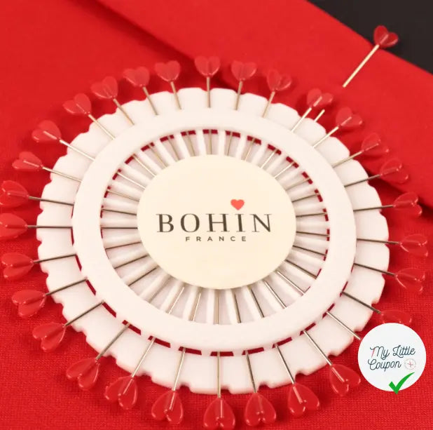 30 EPINGLES COEUR 38MM - My Little Coupon