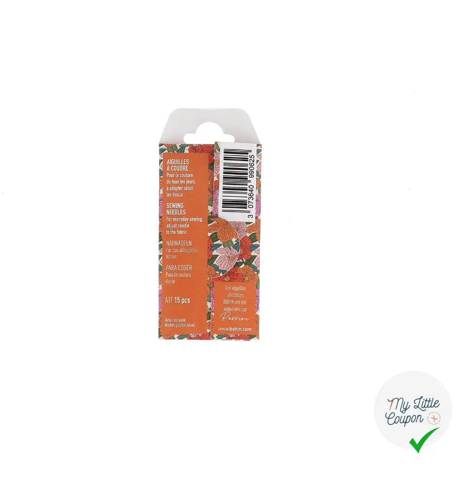 AIGUILLE A COUDRE BLOSSOM 3/9 ORANGE - My Little Coupon
