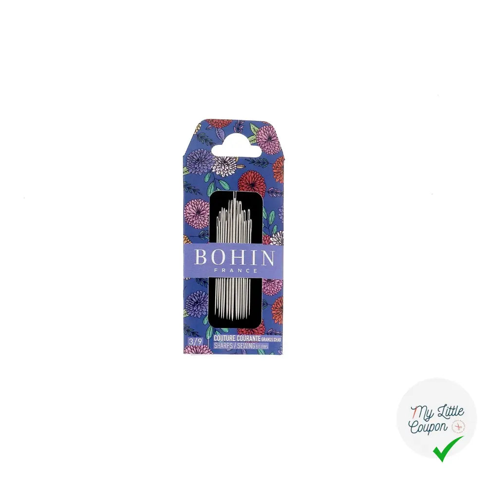 AIGUILLES A COUDRE BLOSSOM 3/9 BLEU - My Little Coupon