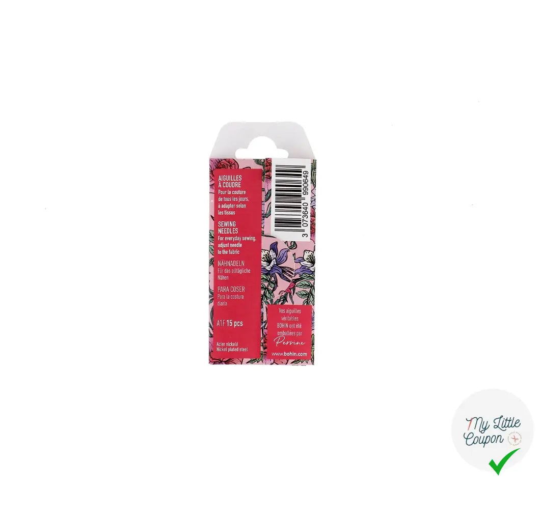 AIGUILLES À COUDRE BLOSSOM 3/9 ROSE - My Little Coupon
