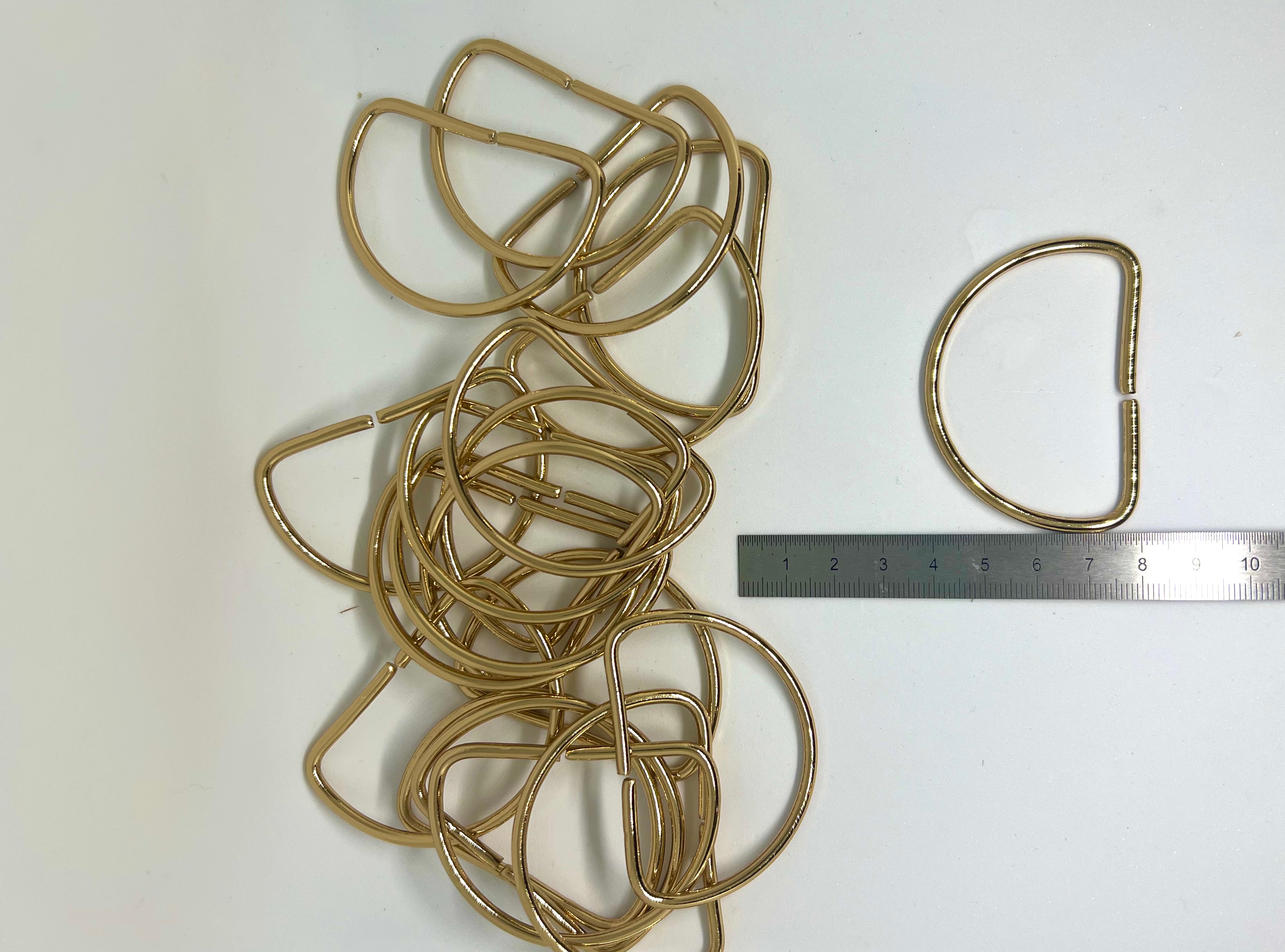 ANNEAU DEMI CERCLE DORÉ - My Little Coupon