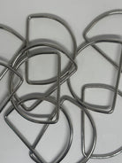 ANNEAUX METAL ARGENTE FORME D - My Little Coupon