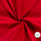 POPELINE DE COTON UNICOLORE ROUGE - My Little Coupon