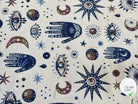 JACQUARD TISSÉ TEINT NAMASTE ALLOVER BLANC - My Little Coupon