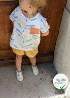 Alouette la blouse mixte | Du 6 mois au 4 ans OU du 4 au 12 ans | Marmaï Patterns - My Little Coupon - tissu - coudre