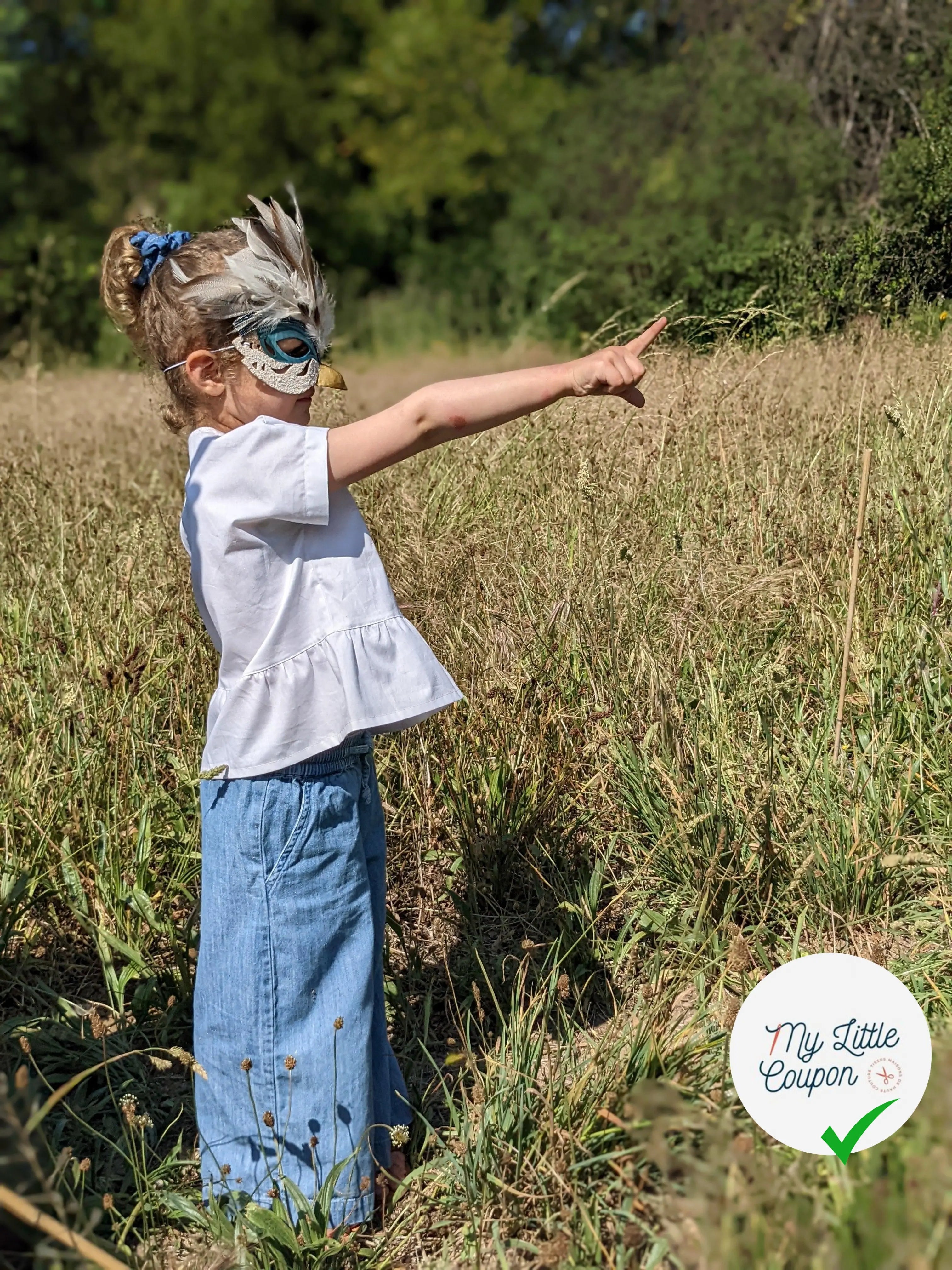 Alouette la blouse mixte | Du 6 mois au 4 ans OU du 4 au 12 ans | Marmaï Patterns - My Little Coupon - tissu - coudre