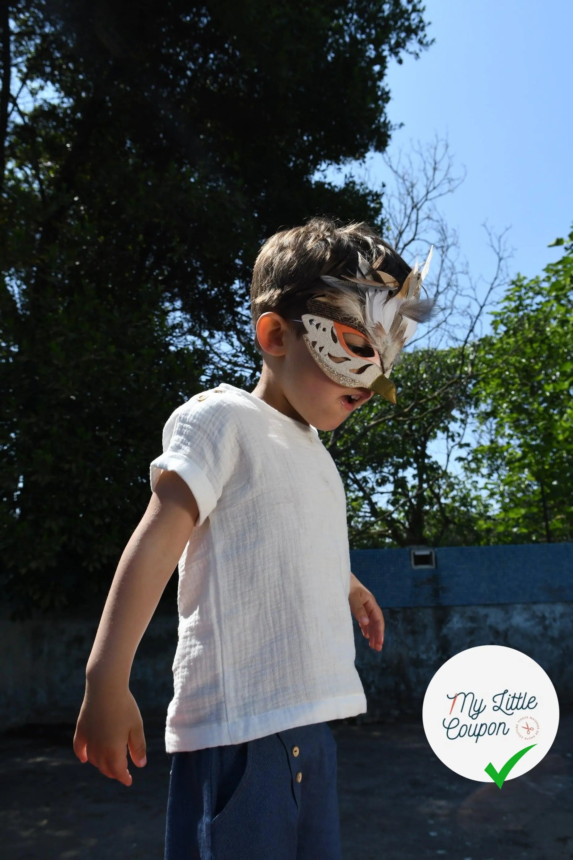 Alouette la blouse mixte | Du 6 mois au 4 ans OU du 4 au 12 ans | Marmaï Patterns - My Little Coupon - tissu - coudre