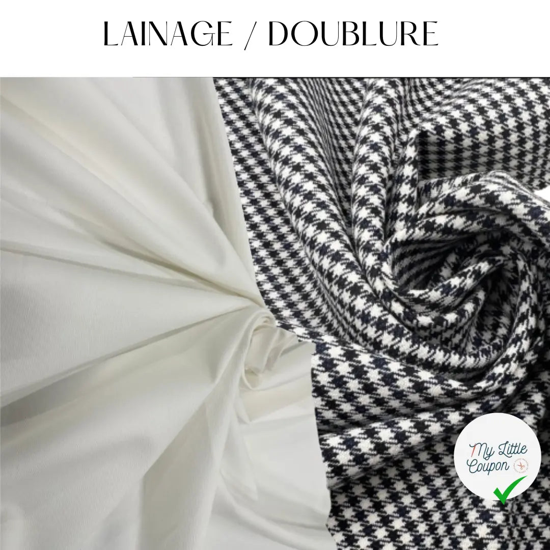 Association lainage doublure gabardine pour manteaux - My Little Coupon
