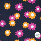 BABYCORD FLOWERS – NAVY - My Little Coupon