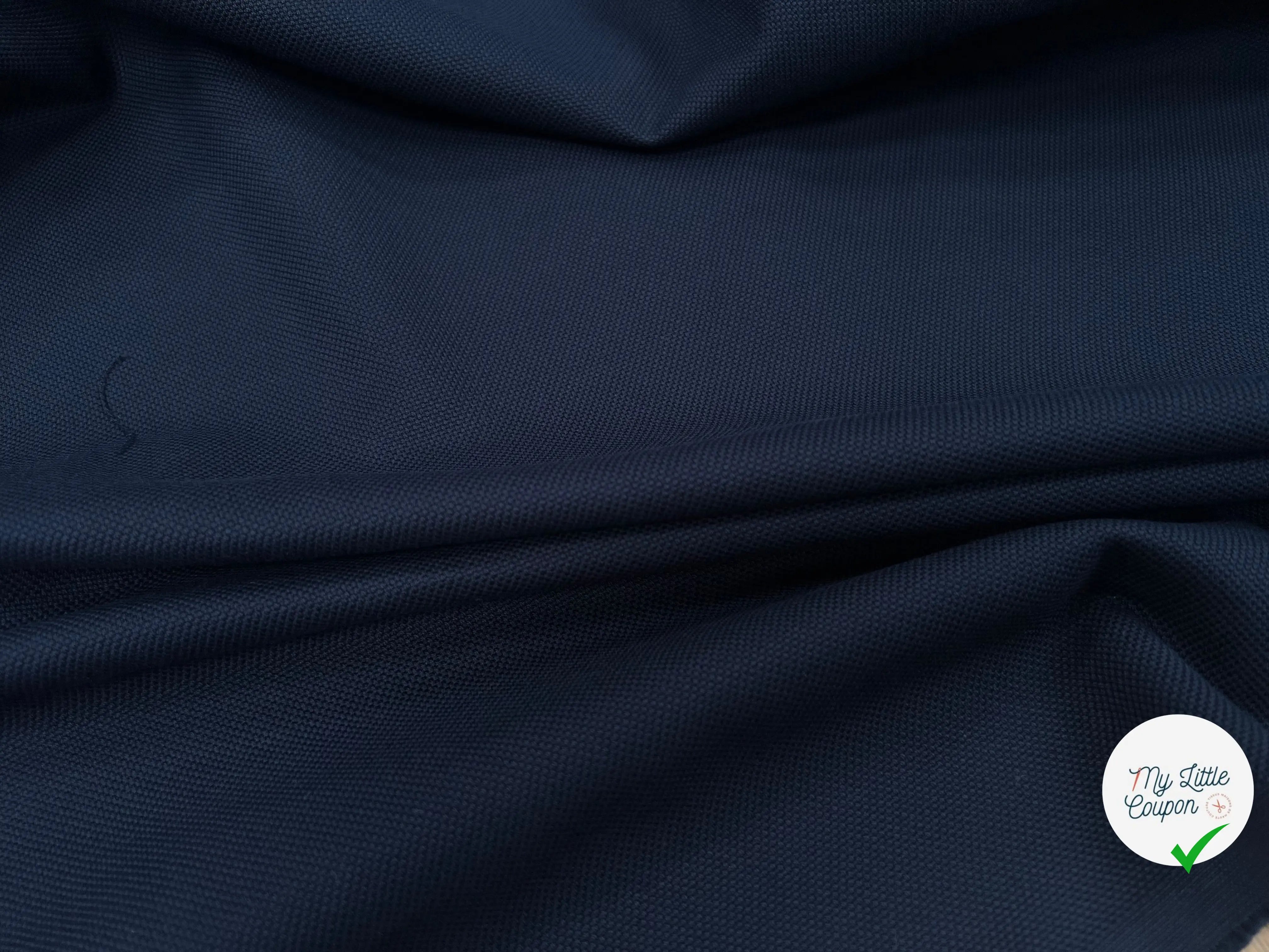 BACHETTE COTON NATTÉ BLEU MARINE - My Little Coupon