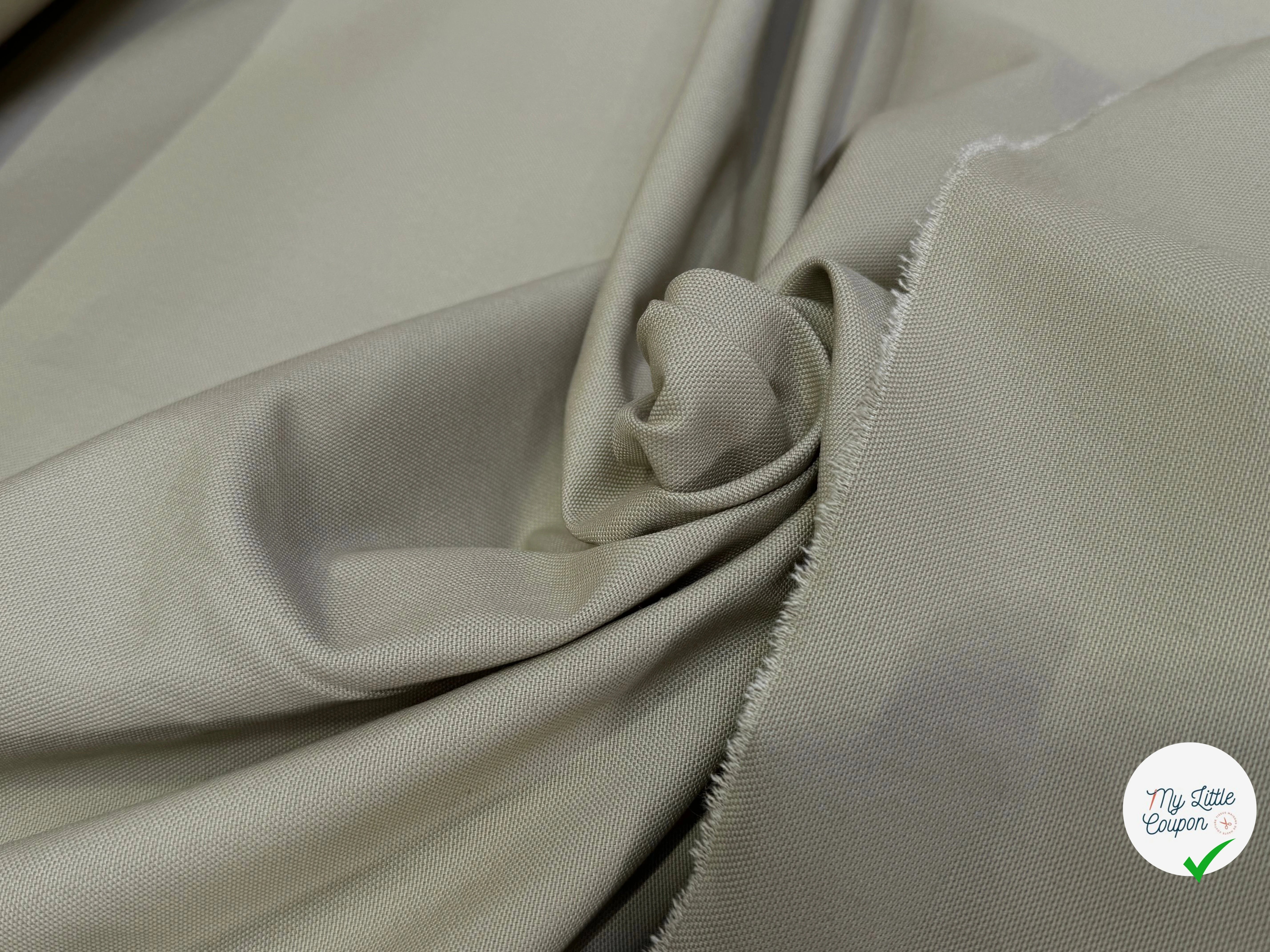 BACHETTE DE COTON GORDON BEIGE LAIZE 165 MADE IN FRANCE - My Little Coupon