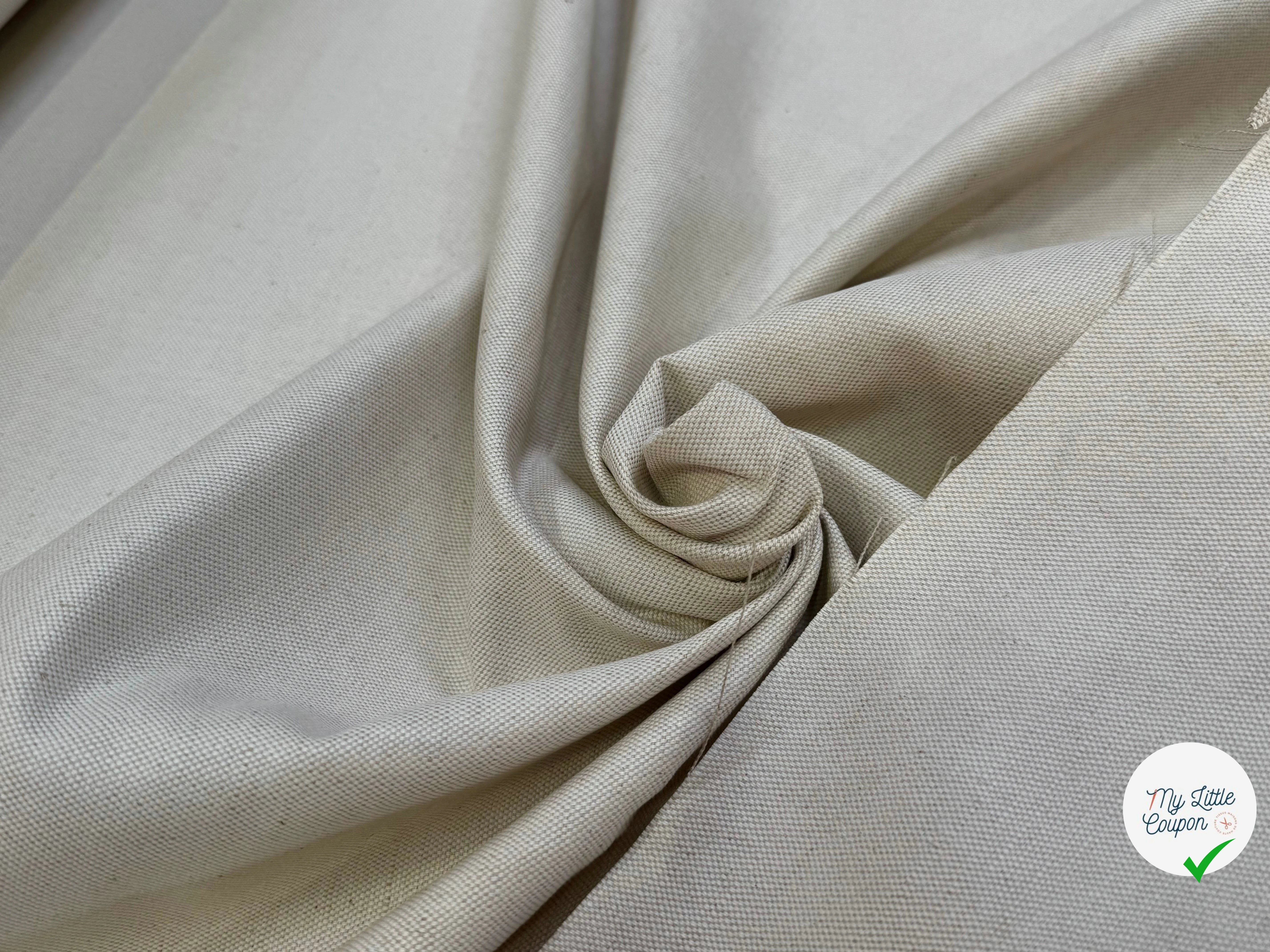 BACHETTE DE COTON GORDON BEIGE SABLE  LAIZE 155 - My Little Coupon