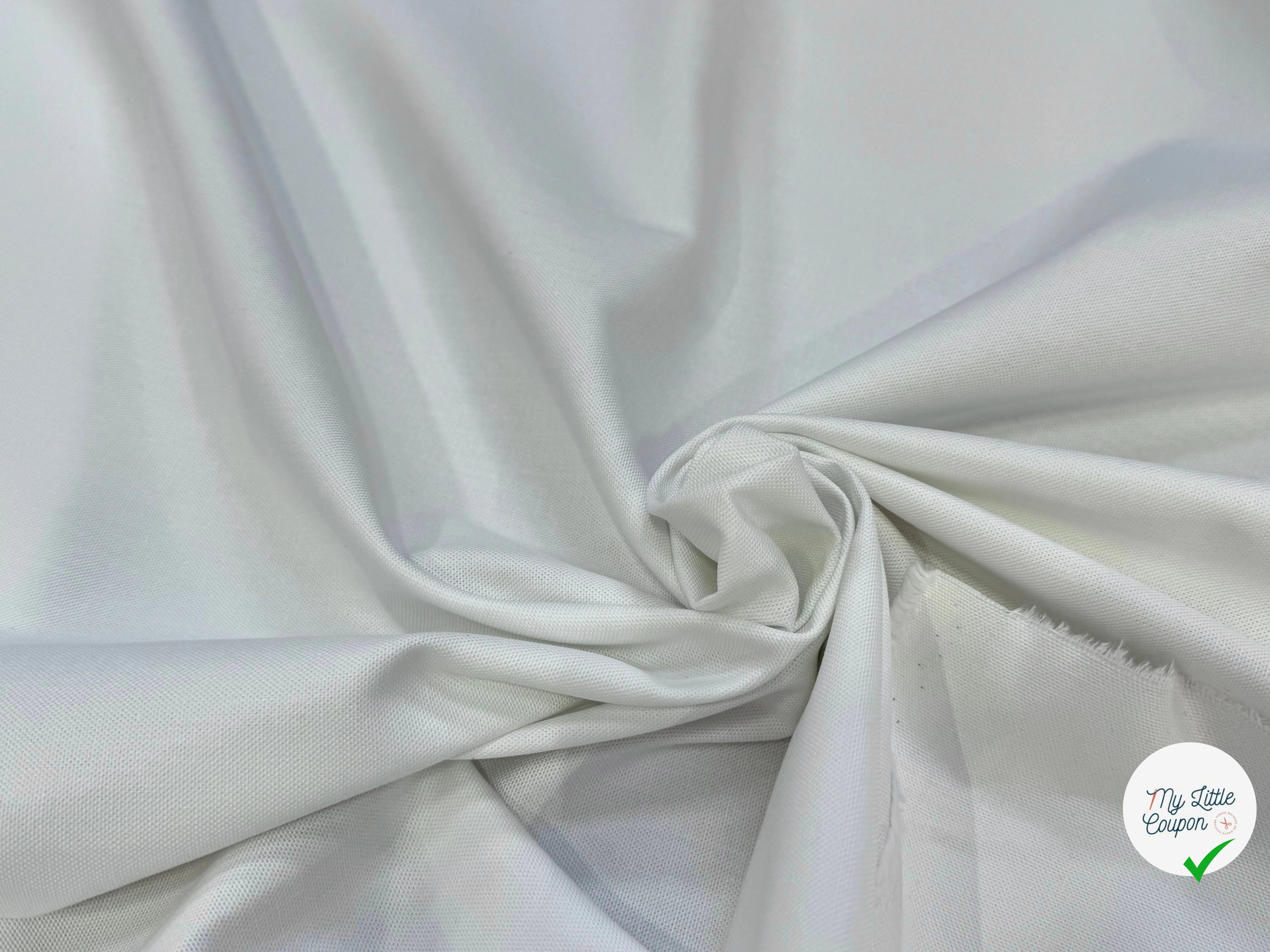 BACHETTE DE COTON GORDON BLANC CASSÉ LAIZE 165 - My Little Coupon