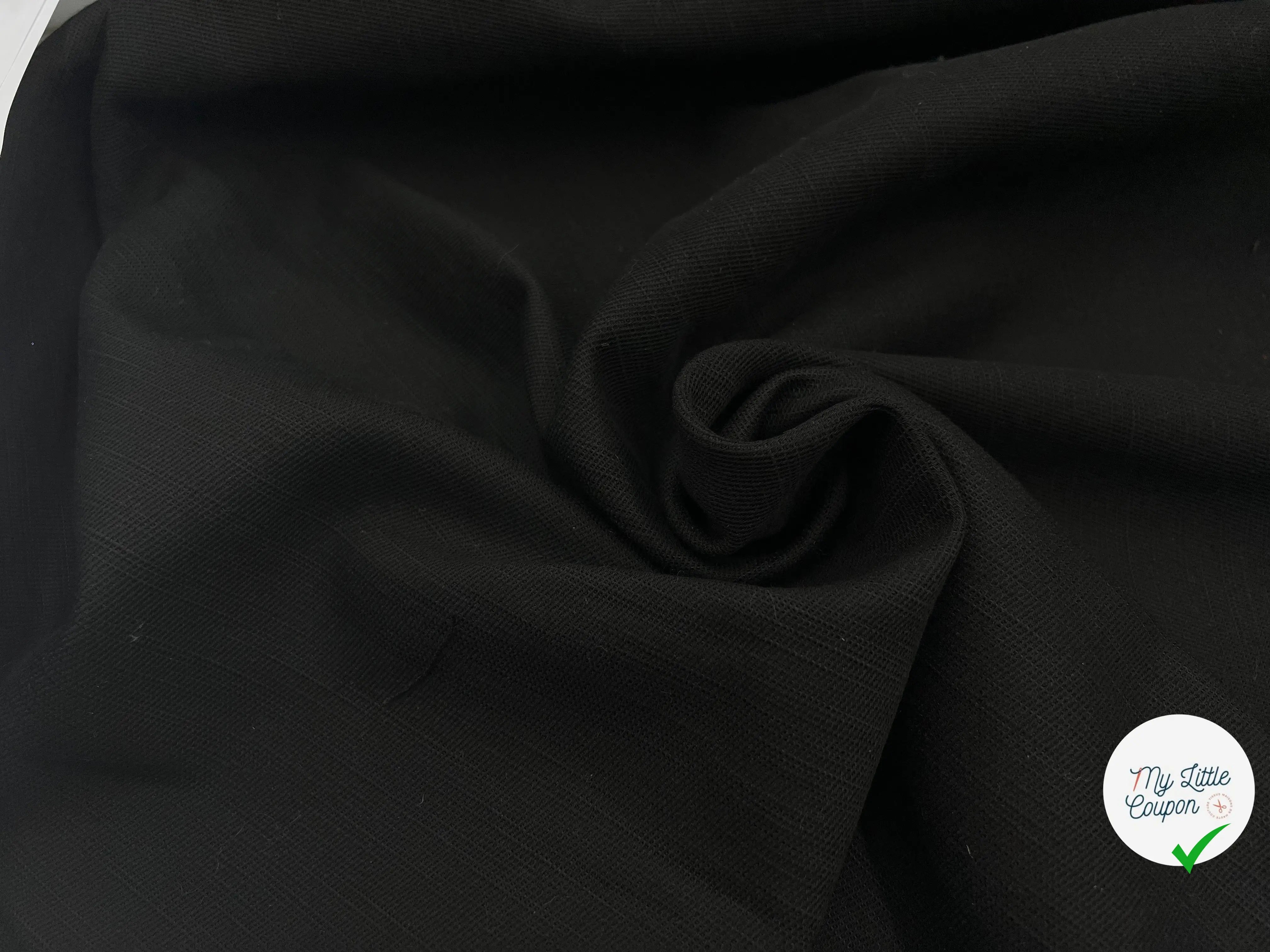 BACHETTE LOURDE FLAMMÉE NOIRE - My Little Coupon - tissu - coudre