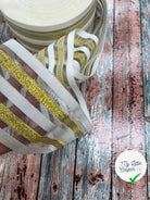 BANDE ÉLASTIQUE FANTAISIE GOLD&WHITE - My Little Coupon