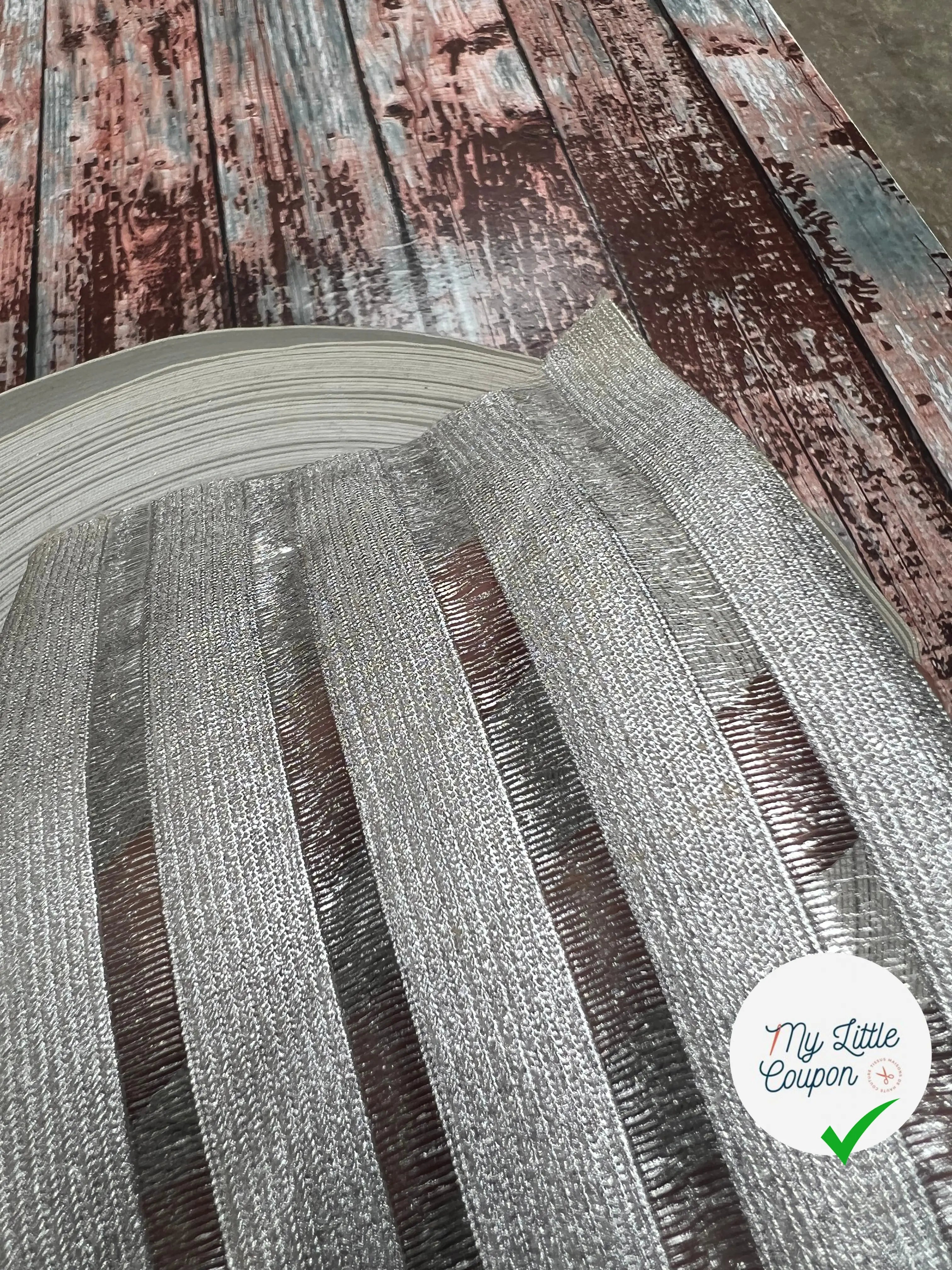 BANDE ÉLASTIQUE FANTAISIE SILVER - My Little Coupon