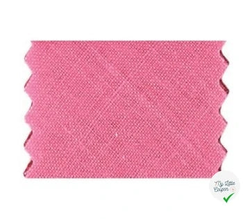 BIAIS UNI ROSE  20mm 100% COTON - My Little Coupon