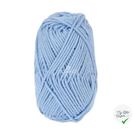 BOBINE DE HAPPY COTTON DMC 20 G BLEU CLAIR - My Little Coupon