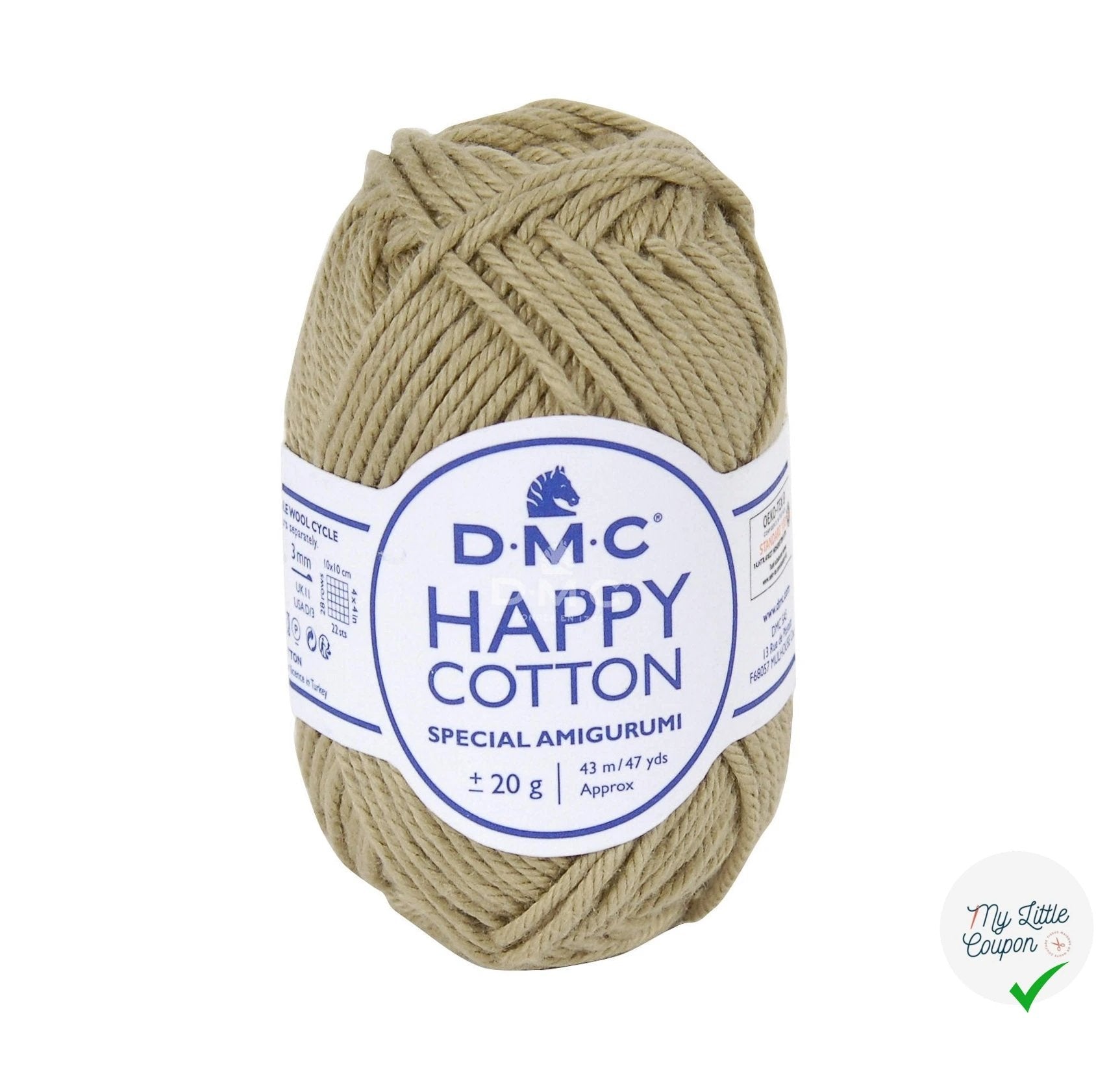 BOBINE DE HAPPY COTTON DMC 20 G FICELLE - My Little Coupon