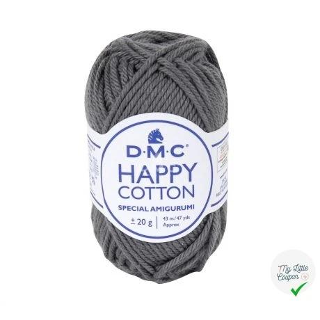 BOBINE DE HAPPY COTTON DMC 20 G GRIS FONCÉ - My Little Coupon