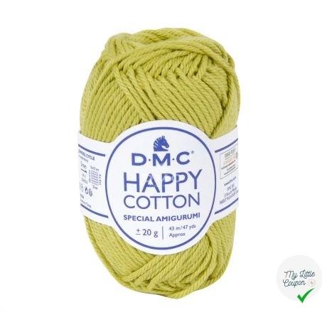 BOBINE DE HAPPY COTTON DMC 20 G VERT TILLEUL - My Little Coupon