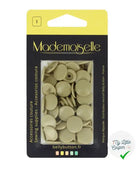 BOÎTE DE 20 BOUTON PRESSION 12,4MM MARRON GRIS - My Little Coupon