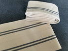 BORD CÔTE BEIGE ROSÉ RAYURE TAUPE 100X8,5cm - My Little Coupon