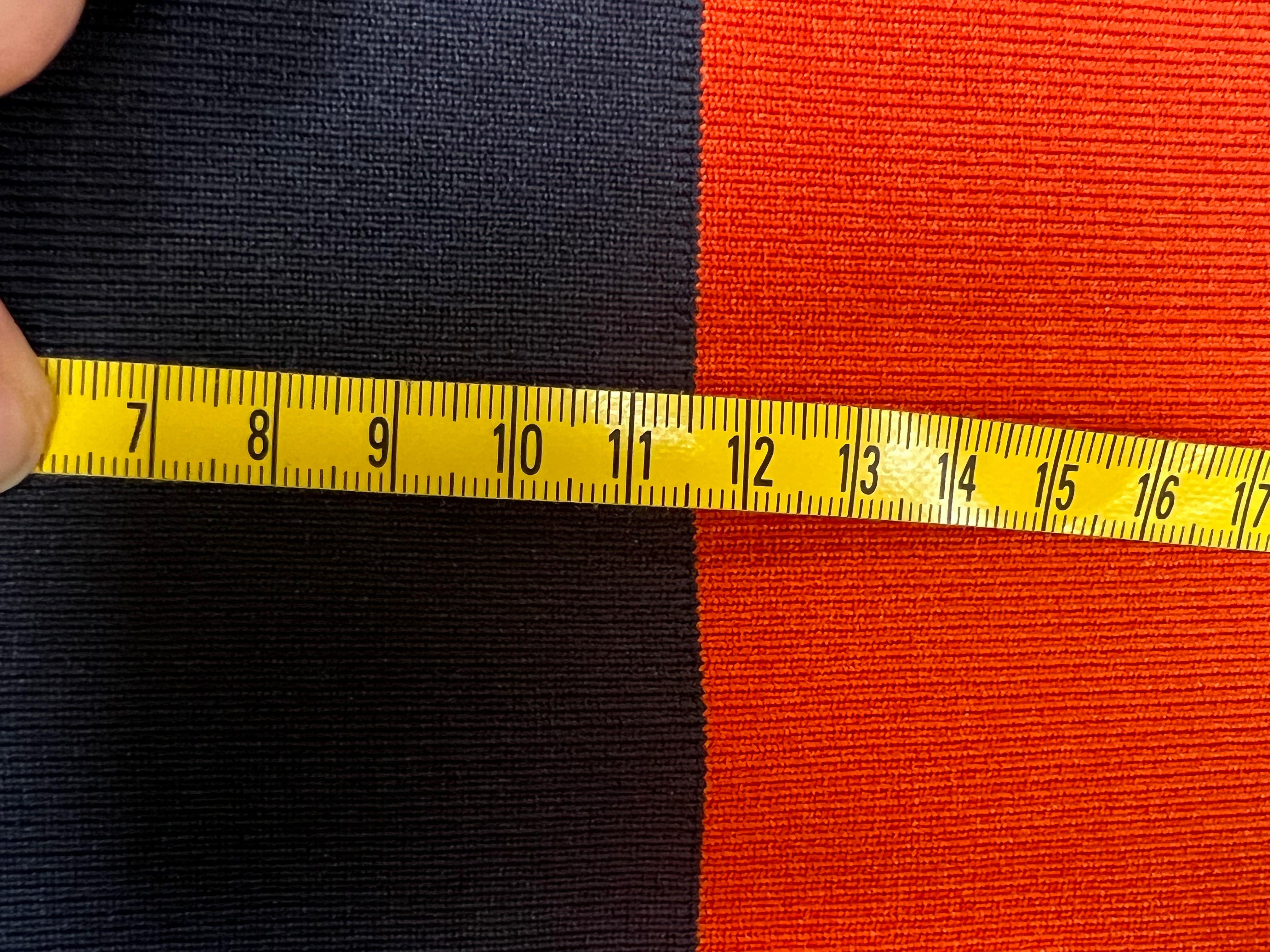 BORD CÔTE BI-GOÛT ORANGE/MARINE NAVY 103x11cm - My Little Coupon