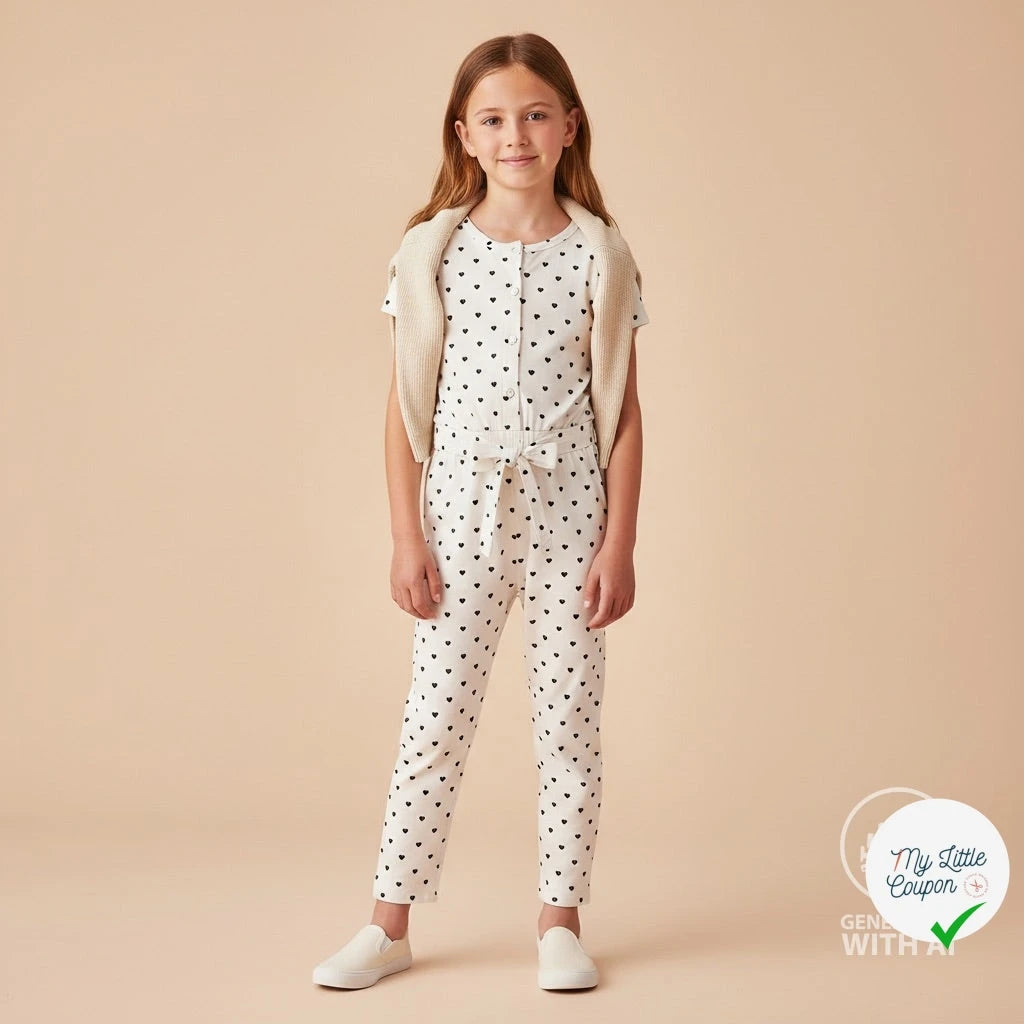 BORD-CÔTE IMPRIMÉ CŒURS FOND NOIR - My Little Coupon