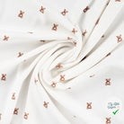 BORD-CÔTE IMPRIMÉ OURS PELUCHE FOND ÉCRU - My Little Coupon