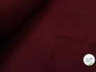 BORD CÔTE LOURD 100% ACRYLIQUE BURGUNDY - My Little Coupon