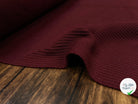 BORD CÔTE LOURD 100% ACRYLIQUE BURGUNDY - My Little Coupon