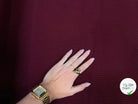 BORD CÔTE LOURD 100% ACRYLIQUE BURGUNDY - My Little Coupon