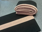 BORD CÔTE NOIR LUREX ROSE 100X8,5cm - My Little Coupon