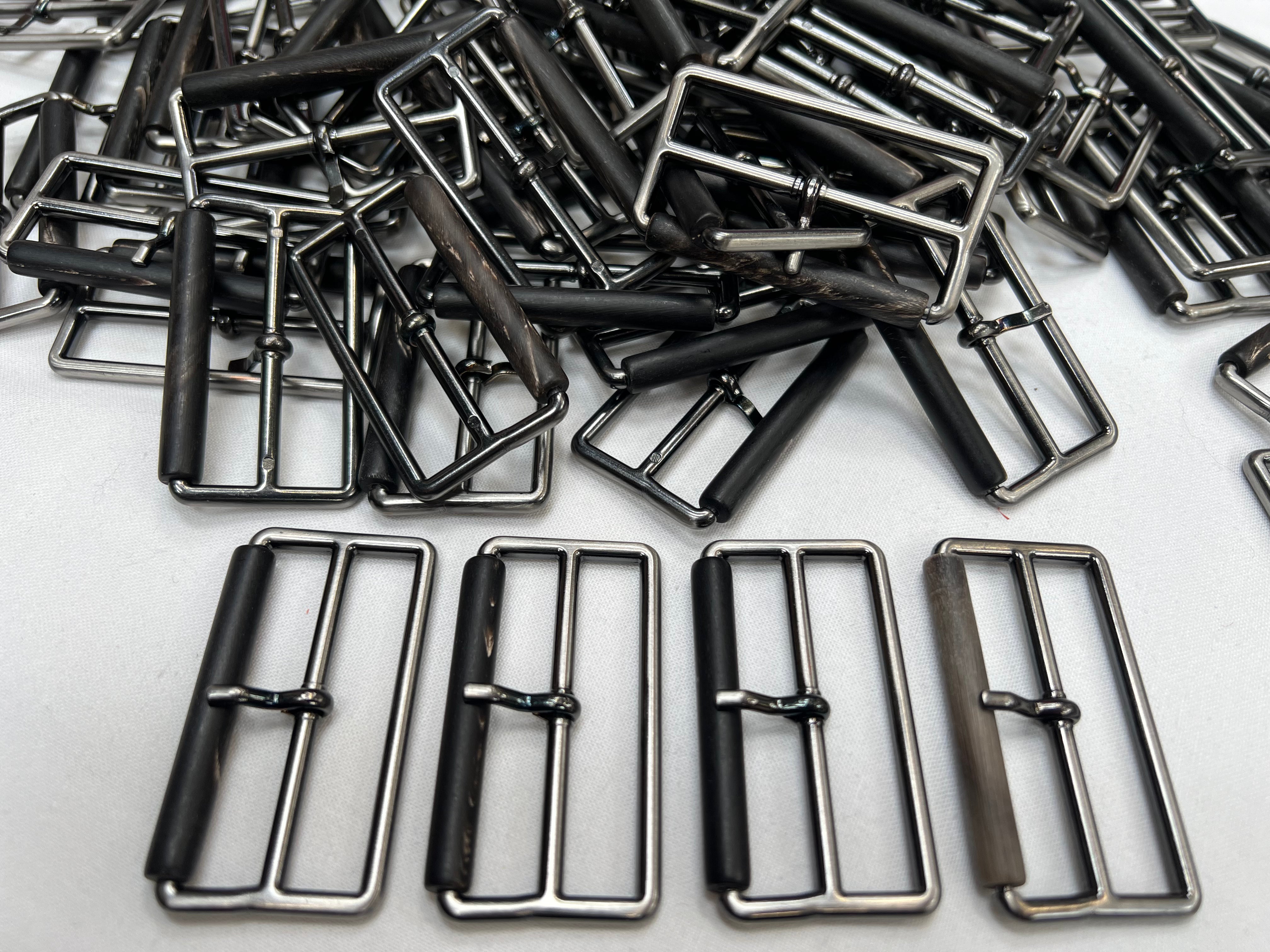 BOUCLE CEINTURE MÉTAL ARGENTÉ 50mmX30mm - My Little Coupon