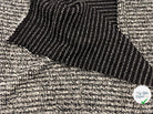 BOUCLETTE CHENILLE CAMAIEU BLANC ET NOIR - My Little Coupon - tissu - coudre