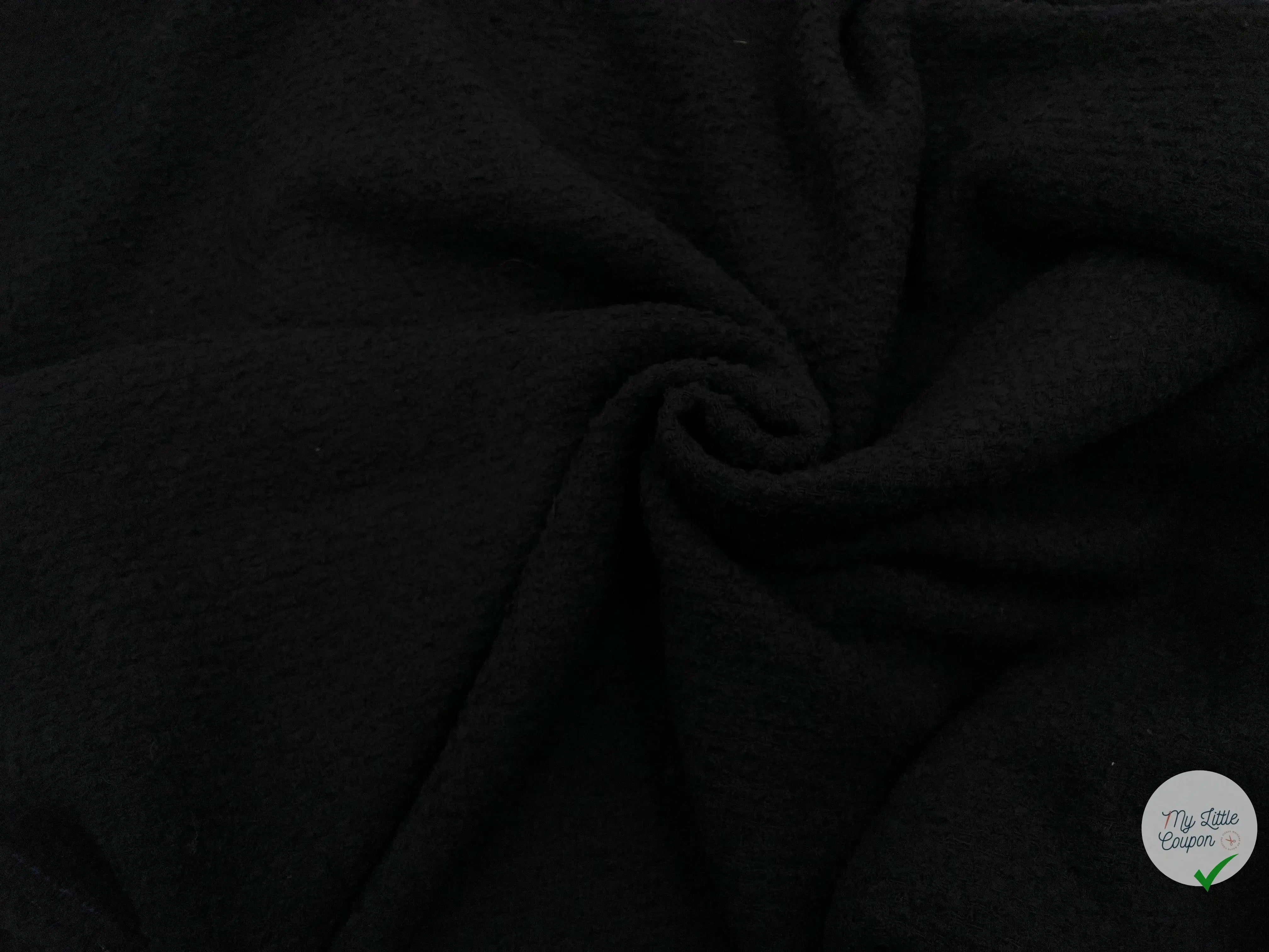 BOUCLETTE NOIR SIMPLE - My Little Coupon - tissu - coudre