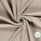 Bouclette stretch unie beige